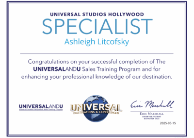 Universal Studios Hollywood Ashleigh