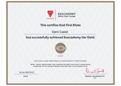 Virgin Voyages Darci Cert.