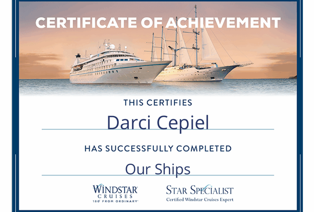 Darci Windstar Certif.