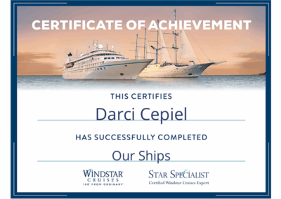 Darci Windstar Certif.